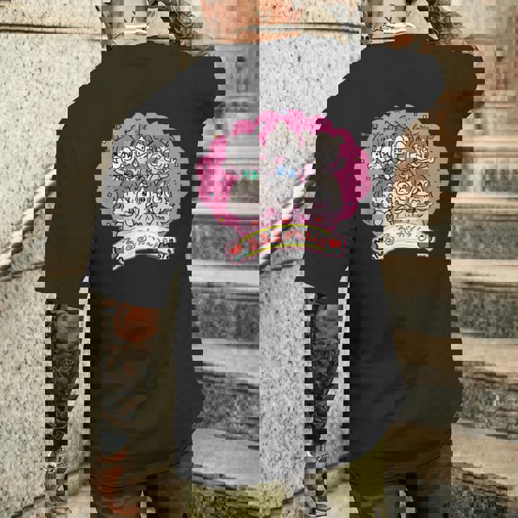 るるる学園 るるるがくえん ダークカラー メンズTシャツ バックプリント 彼への贈り物