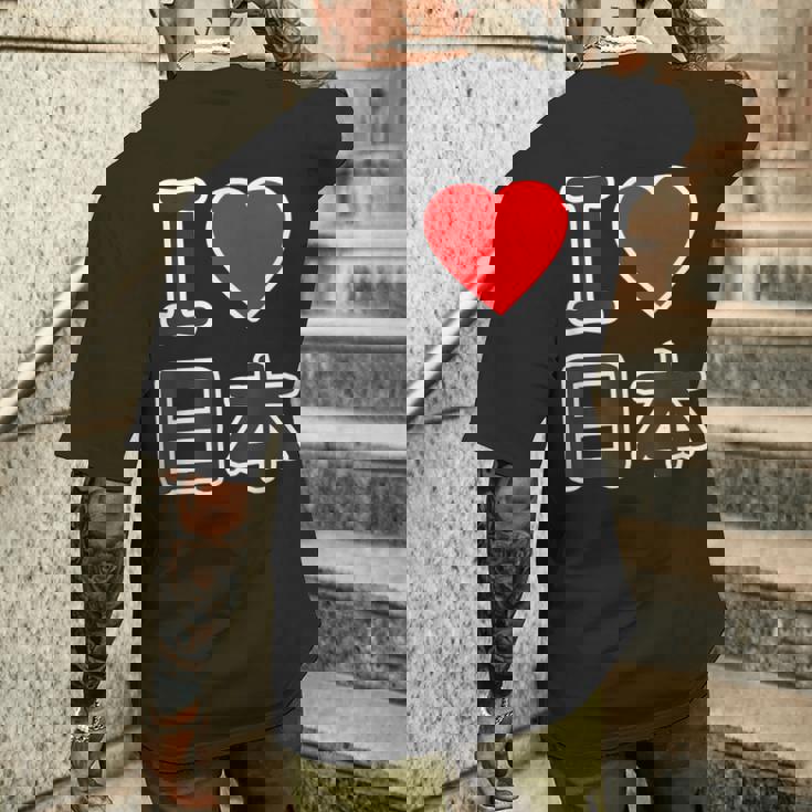 アイラブ 日本（I Love ニッポン）大きな文字 Japan Nippon【世界の都市】ジモtティ メッセージ・面白 メンズTシャツ バックプリント 彼への贈り物