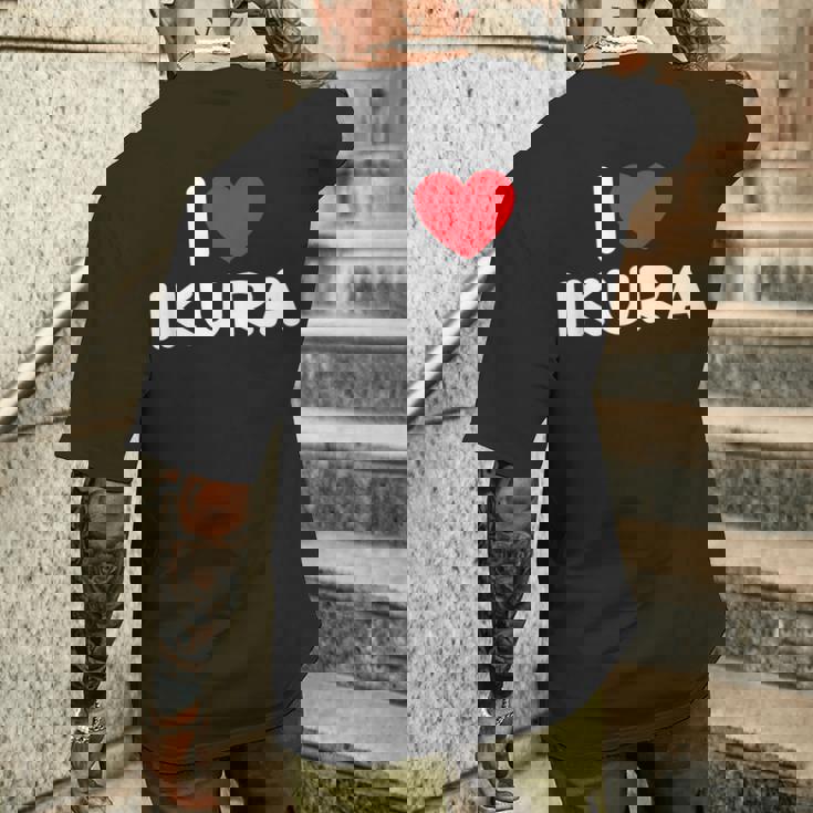 アイラブイクラ メンズTシャツ バックプリント 彼への贈り物