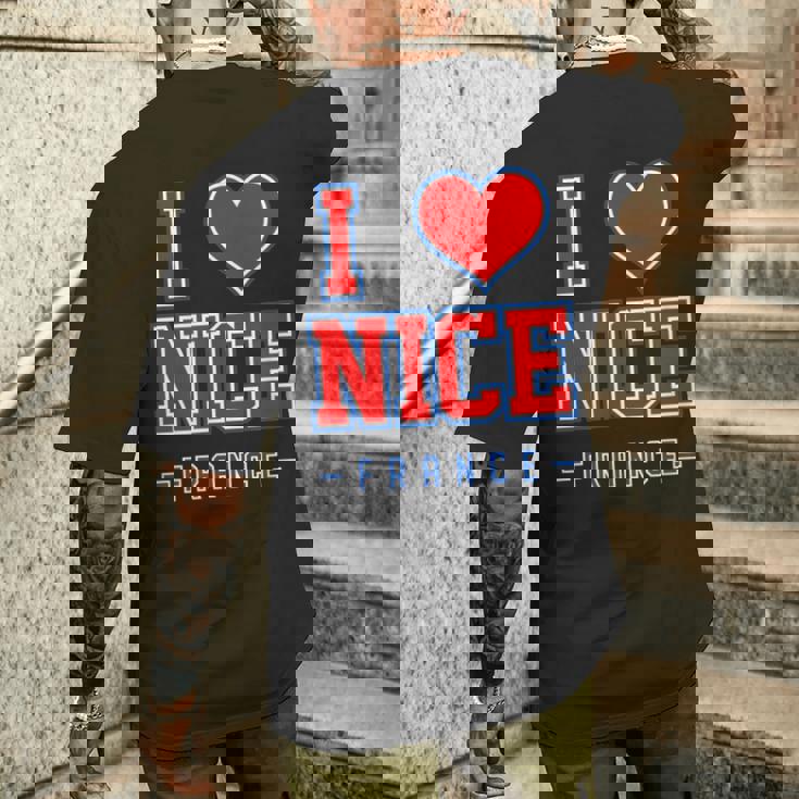 アイラブニースフランス メンズTシャツ バックプリント 彼への贈り物