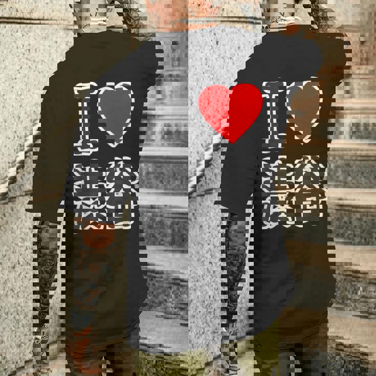 アイラブ・渋谷（I Love ハート）渋谷区 Big 大きな文字【東京23区】ジモtティ 面白い メンズTシャツ バックプリント 彼への贈り物