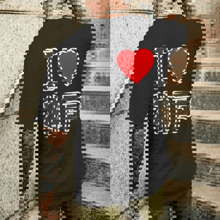 アイラブ・神戸（兵庫県）（I Love ハート）Big 大きな文字【47都道府県】ジモtティ お土産 面白い メンズTシャツ バックプリント 彼への贈り物