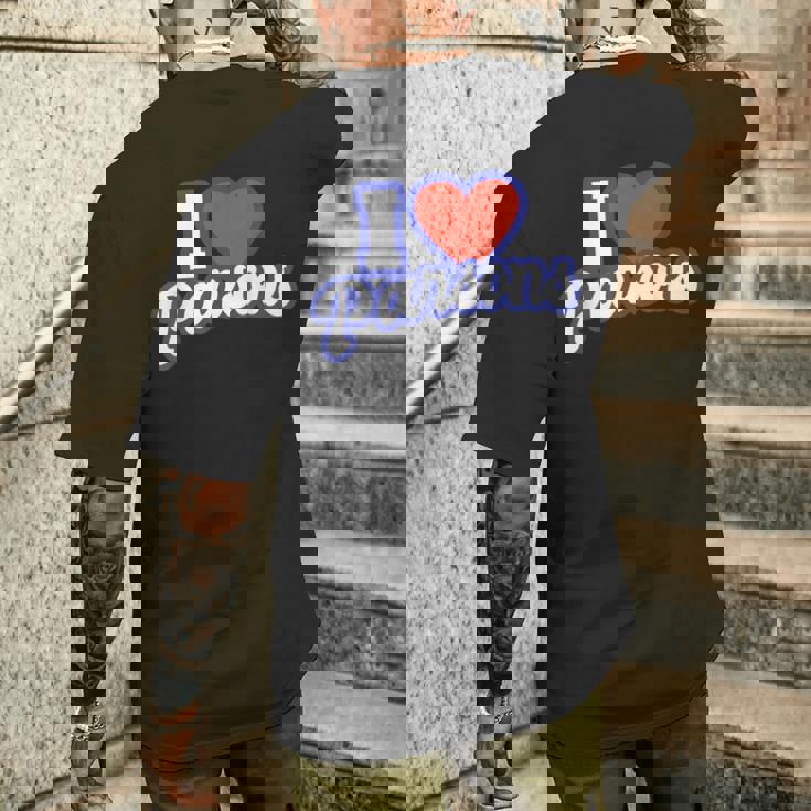 アイ・ラブ・パーソンズ メンズTシャツ バックプリント 彼への贈り物