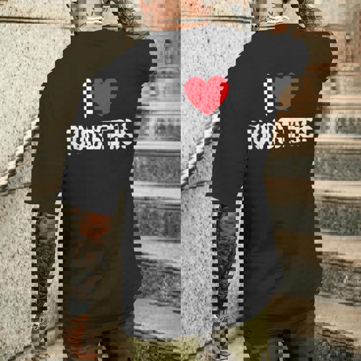 アイ・ラブ・ロードスター メンズTシャツ バックプリント 彼への贈り物