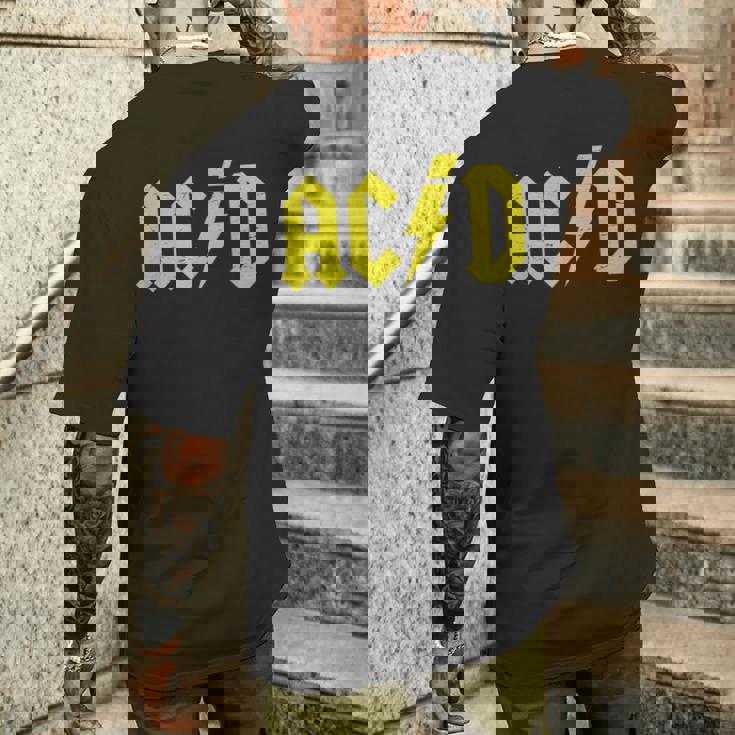 アシッドハウス テクノロック 電子ロック Edm音楽祭 メンズTシャツ バックプリント 彼への贈り物