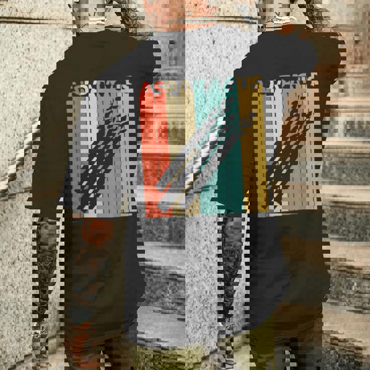 アスパラガス コスチューム メンズTシャツ バックプリント 彼への贈り物