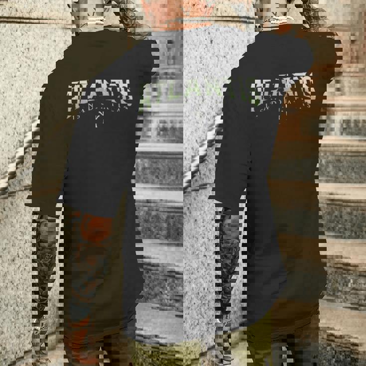 アトランティス メンズTシャツ バックプリント 彼への贈り物