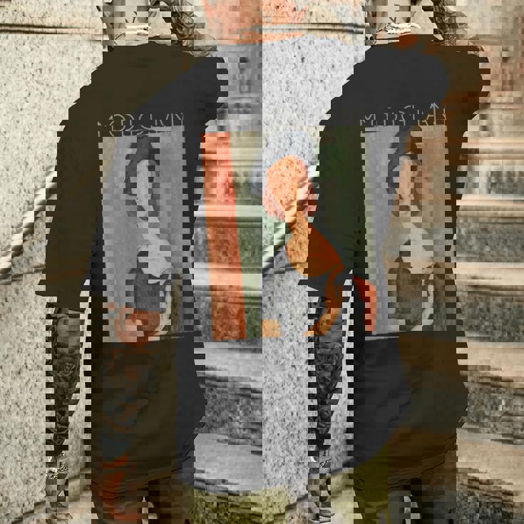 アメデオ・モディリアーニジャンヌ・エビュテルヌ芸術家の帽子で メンズTシャツ バックプリント 彼への贈り物