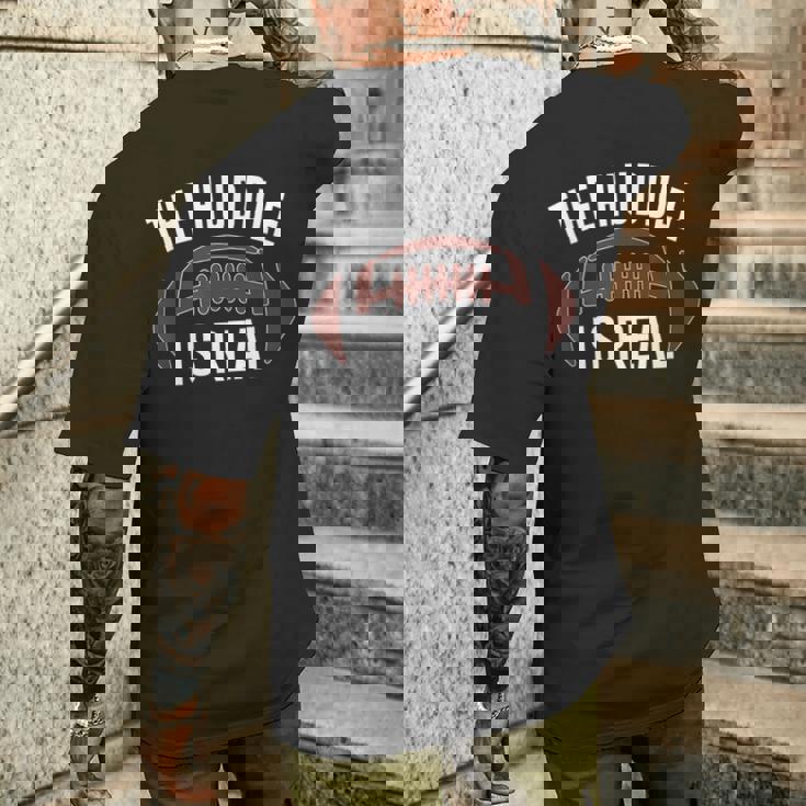 アメフトのアメフトグリッドアイアンチームファンアウトフィット メンズTシャツ バックプリント 彼への贈り物