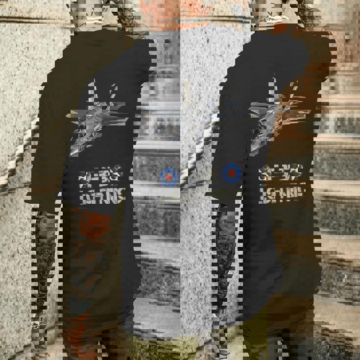 アメリカ航空機 ステルスファイター F35 ライトニング メンズTシャツ バックプリント 彼への贈り物