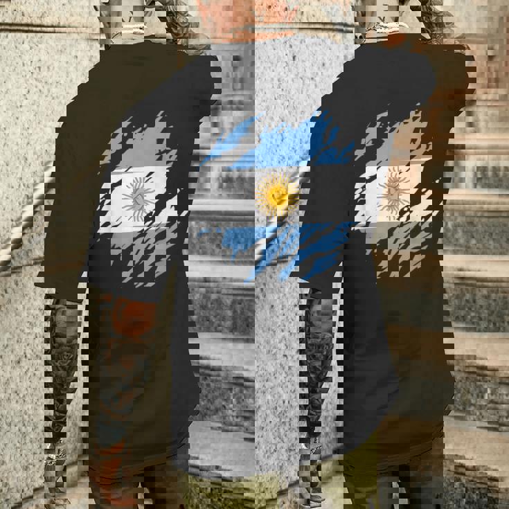 アルゼンチンの旗アルゼンチン メンズTシャツ バックプリント 彼への贈り物