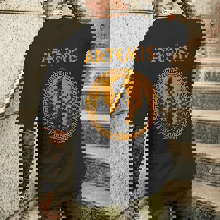 アルテミス ギリシャの女神 ギリシャ神話 メンズTシャツ バックプリント 彼への贈り物