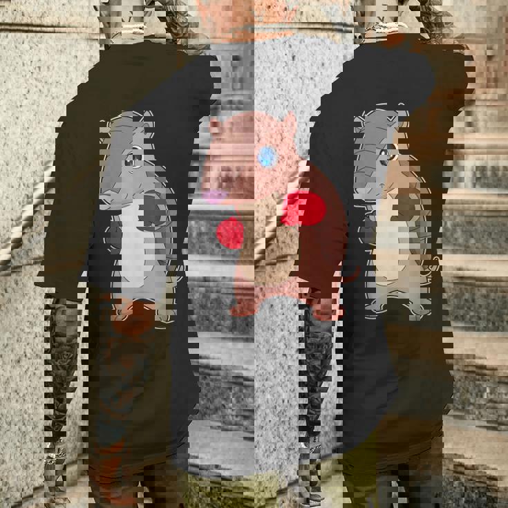 アルマジロ ボクサー ボクシンググローブ ボクシング メンズTシャツ バックプリント 彼への贈り物