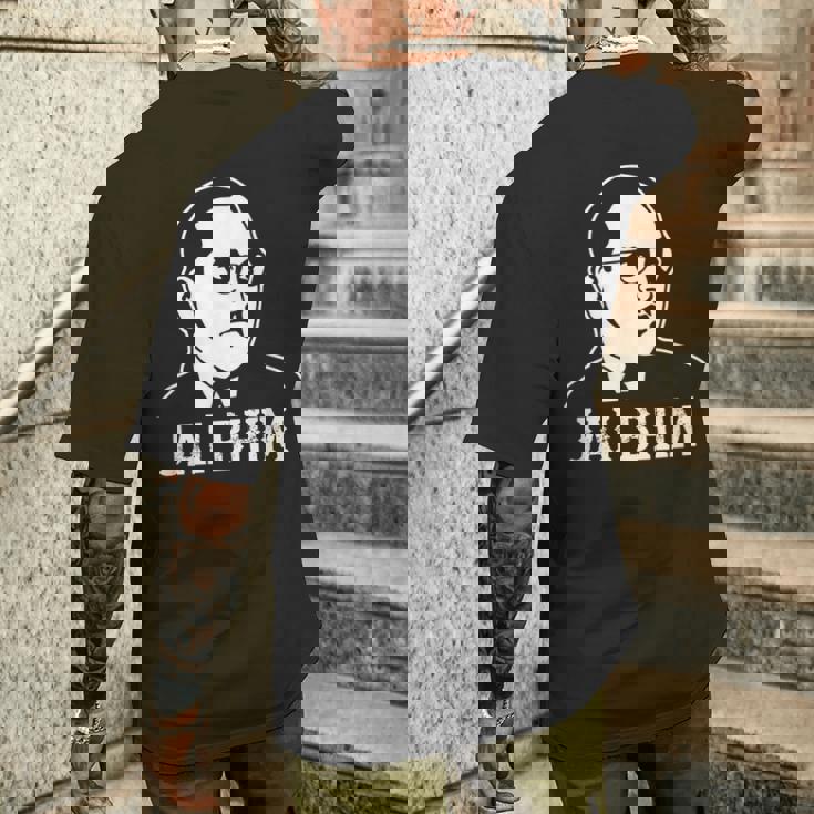 アンベードカル・ジャヤンティ・ジャイ・ビム・ビーム メンズTシャツ バックプリント 彼への贈り物