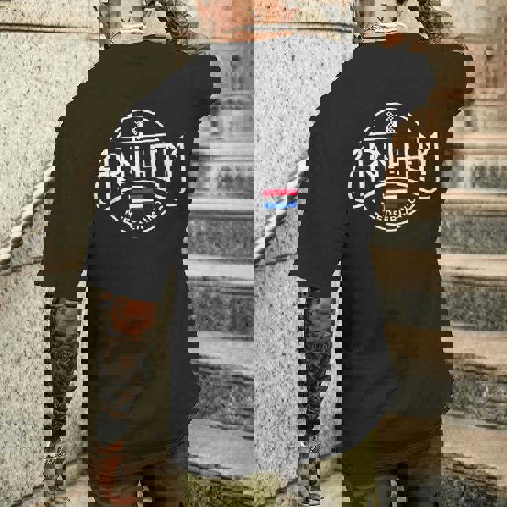 アーネム オランダ オランダ シティ プライド 象徴 メンズTシャツ バックプリント 彼への贈り物