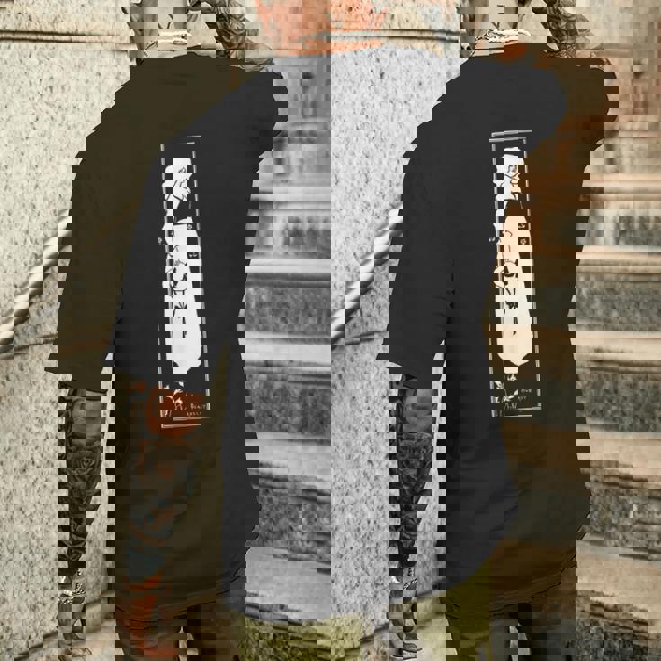 イエローブックポスター オーブリー・ビアズリー 1894 メンズTシャツ バックプリント 彼への贈り物