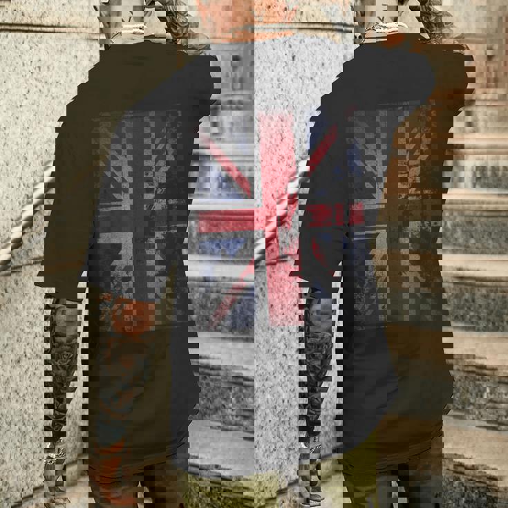 イギリス 国旗 ロンドン メンズ ユニオン ジャック イングランド ロック モッズ アーミー Army かっこいい Uk メンズTシャツ バックプリント 彼への贈り物