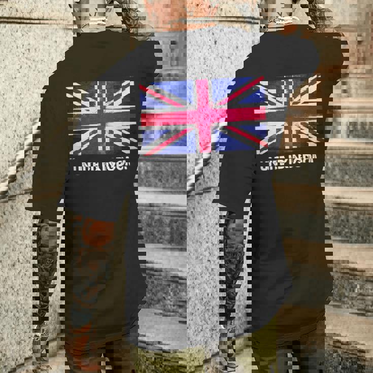 イギリス国旗tシャツ メンズTシャツ バックプリント 彼への贈り物