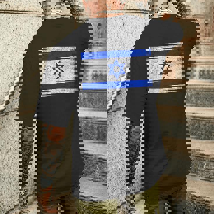 イスラエル国旗グラフィック メンズ レディース キッズ メンズTシャツ バックプリント 彼への贈り物