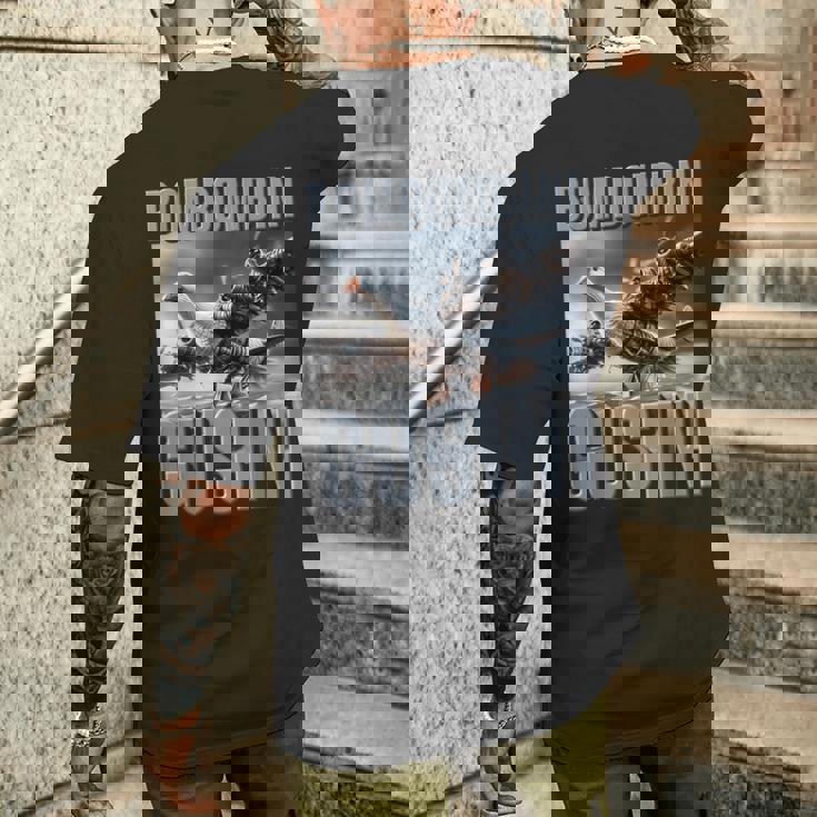 イタリア ブレイン ボンボンビーニ グージニ 面白い Ai キッズ 男の子 ミーム メンズTシャツ バックプリント 彼への贈り物