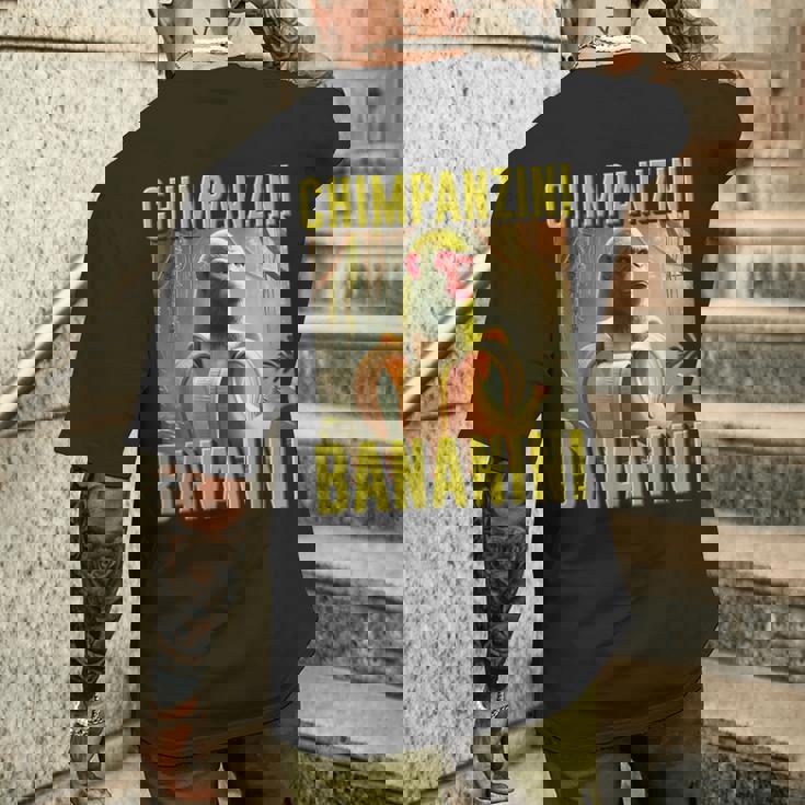 イタリアン ブレイン チンパンジーニ バナニーニ 面白い Ai キッズ 男の子 ミーム メンズTシャツ バックプリント 彼への贈り物