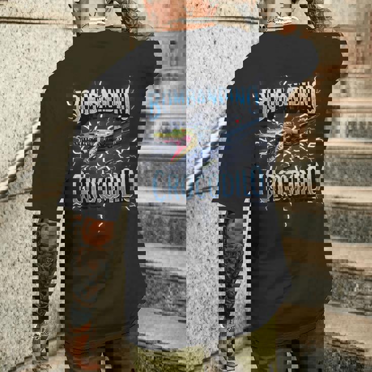 イタリアン ブレイン ボンバルディーノ クロコディロ ボンバルディーロ クロコディロ メンズTシャツ バックプリント 彼への贈り物