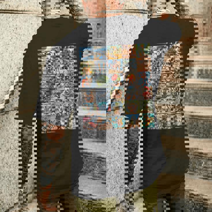 イタリアンブレインロットファニーミーム メンズTシャツ バックプリント 彼への贈り物