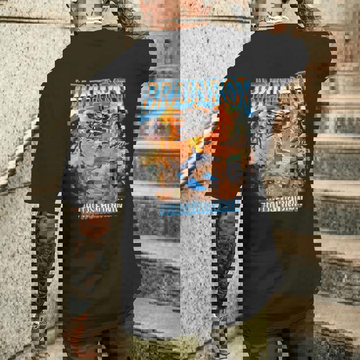 イタリアンブレインロットミームブーツレッグ メンズTシャツ バックプリント 彼への贈り物