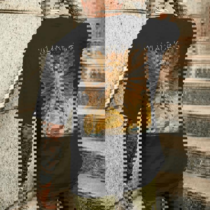 ウィリアム・ブレイク ドラゴンi アーティスト向け メンズTシャツ バックプリント 彼への贈り物