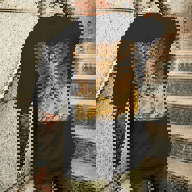 ウィリアム・ブレイク ドラゴンii アーティスト向け メンズTシャツ バックプリント 彼への贈り物