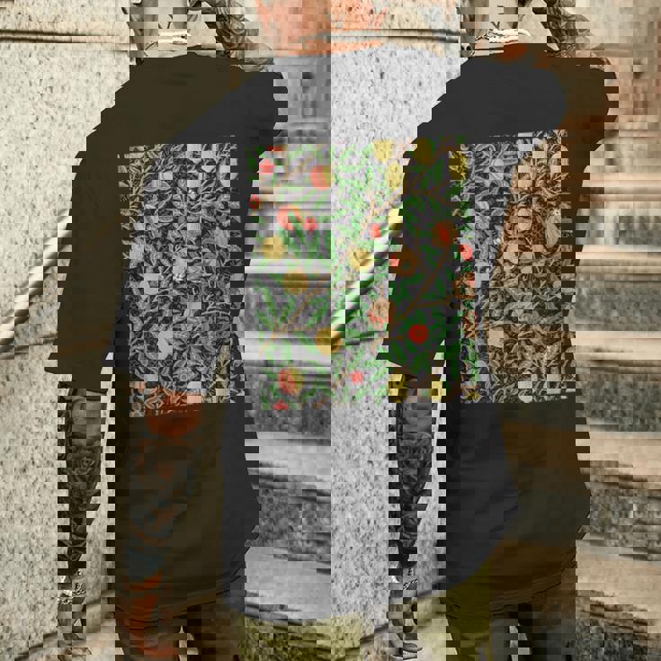 ウィリアム・モリスによるアート。 メンズTシャツ バックプリント 彼への贈り物