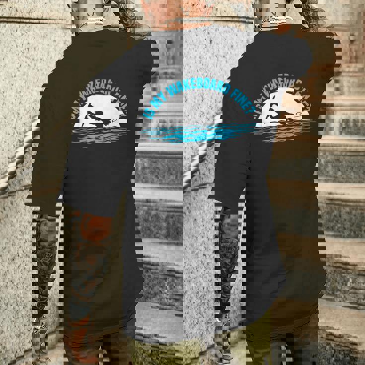 ウェイクサーフ ボード ファイン ウェイクボード ウェイクボード ウェイクサーフィン メンズTシャツ バックプリント 彼への贈り物