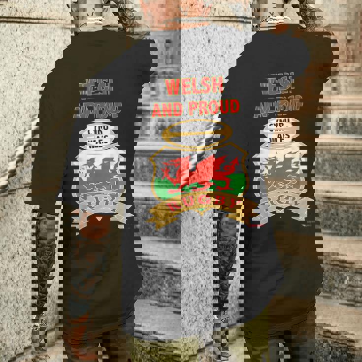 ウェールズ ラグビー ウェールズ レッドドラゴン メンズTシャツ バックプリント 彼への贈り物