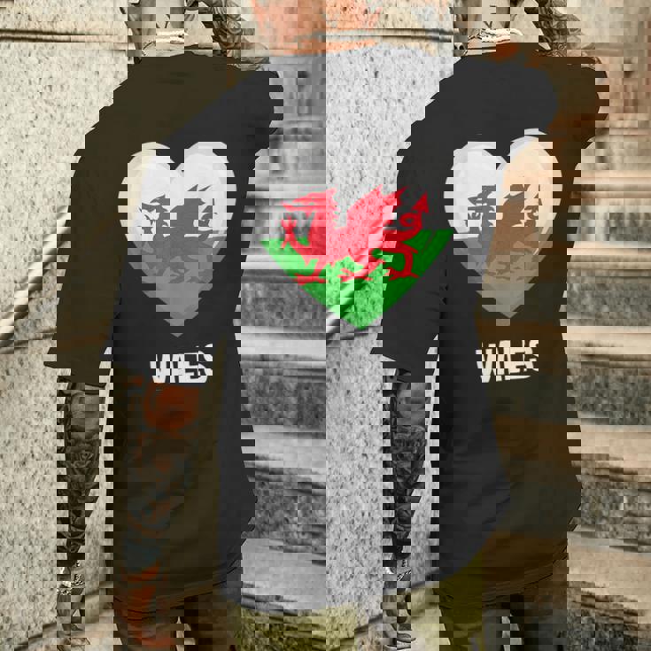 ウェールズ国旗ジャージ ウェールズ メンズTシャツ バックプリント 彼への贈り物