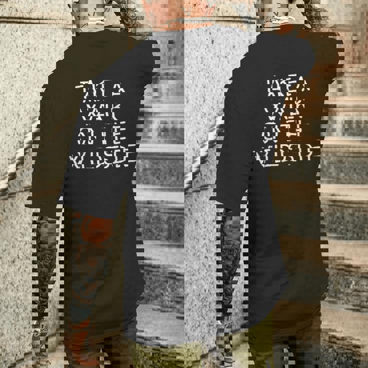 ウォーク・オン・ザ・ワイルドサイド メンズTシャツ バックプリント 彼への贈り物