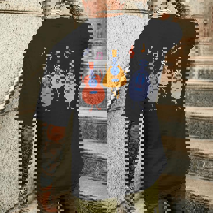 ウクレレダンスwithウクレレミュージシャン軍団 メンズTシャツ バックプリント 彼への贈り物