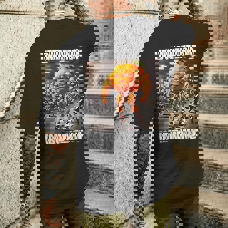 ウディンドゥン-イタリアンブレインロットミーム メンズTシャツ バックプリント 彼への贈り物