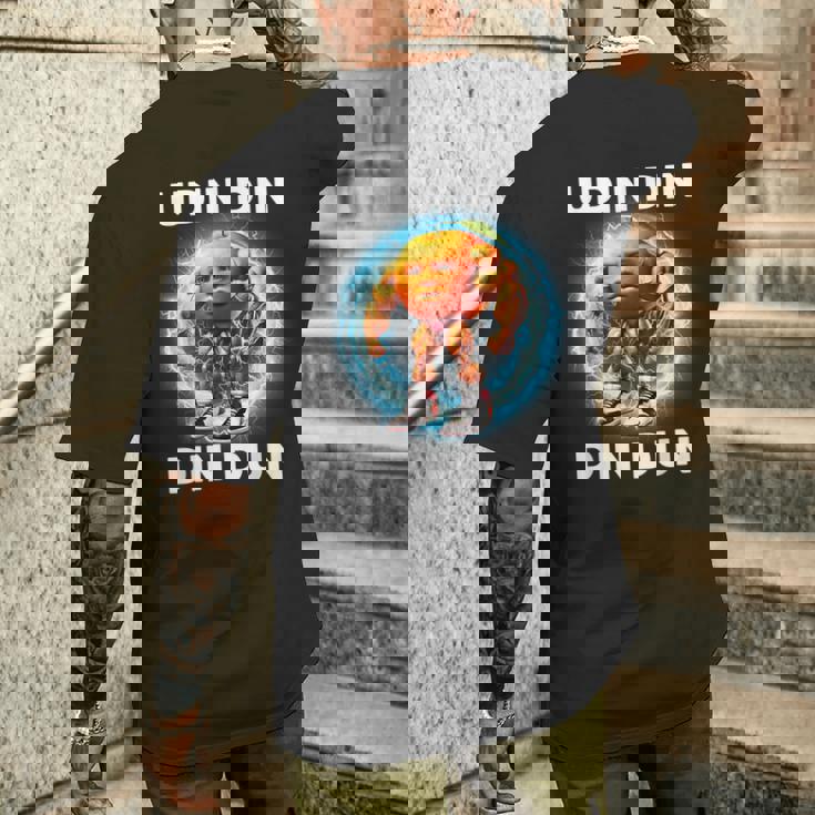 ウディン・ディン・ダン・ウディンドゥン イタリアンブレインロット・ミーム メンズTシャツ バックプリント 彼への贈り物