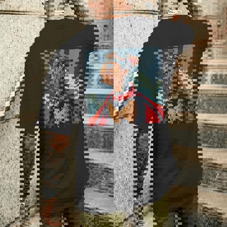 エアデール・テリア・ドッグ エアデール・テリア メンズTシャツ バックプリント 彼への贈り物