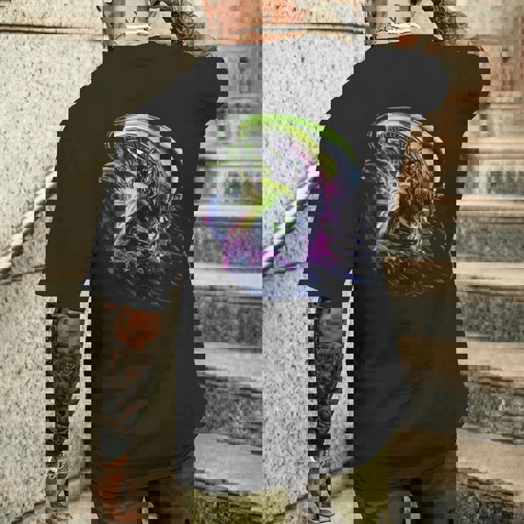 エイリアン 45 周年記念クラシック ゼノモーフ グラフィック ノベル アート メンズTシャツ バックプリント 彼への贈り物