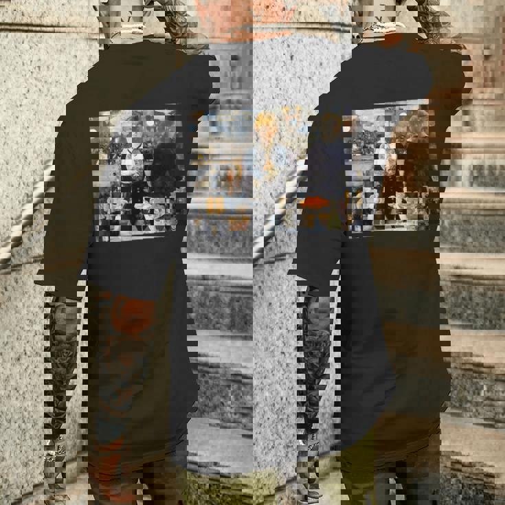 エドゥアール・マネの「フォリー・ベルジェールのバー」 メンズTシャツ バックプリント 彼への贈り物