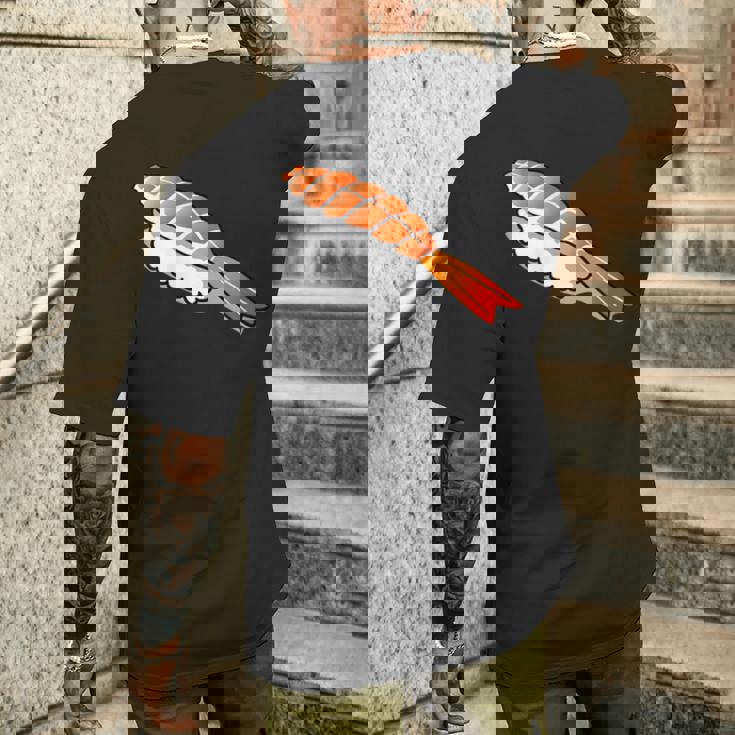 エビ寿司 メンズTシャツ バックプリント 彼への贈り物