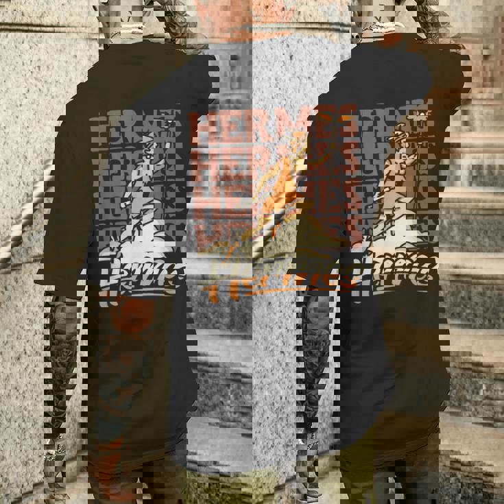 エルメス 素早いギリシャの商業とメッセージの神 メンズTシャツ バックプリント 彼への贈り物