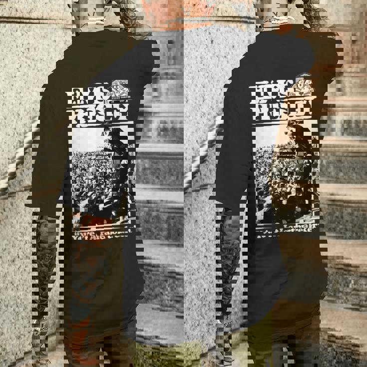 エルヴィス・ア・ハートブレイカー キング・オブ・ロックンロール 音楽 メンズTシャツ バックプリント 彼への贈り物