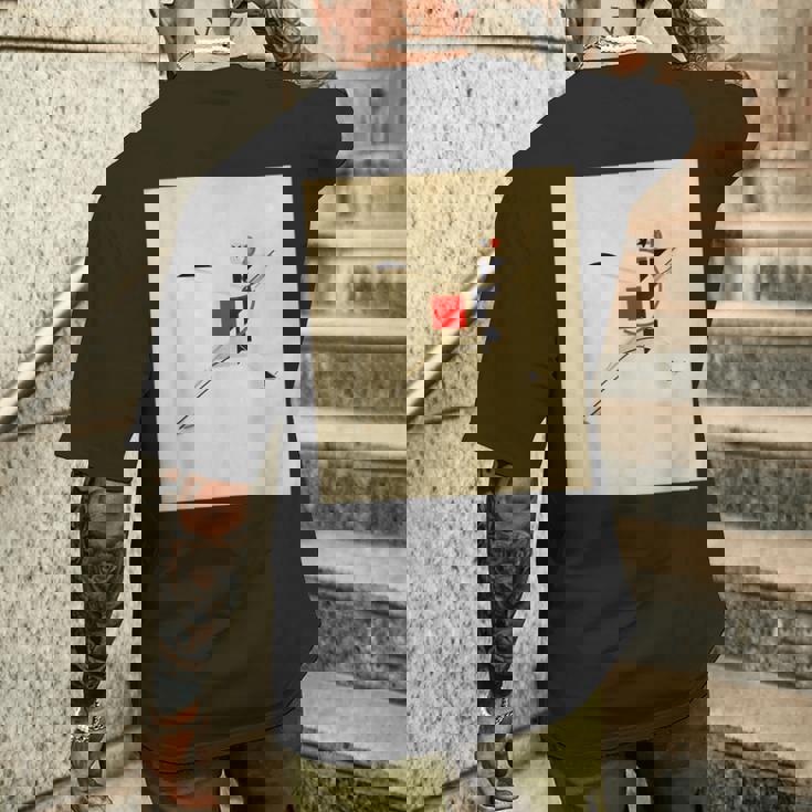 エル・リシツキー作 ニューマン 1923 メンズTシャツ バックプリント 彼への贈り物