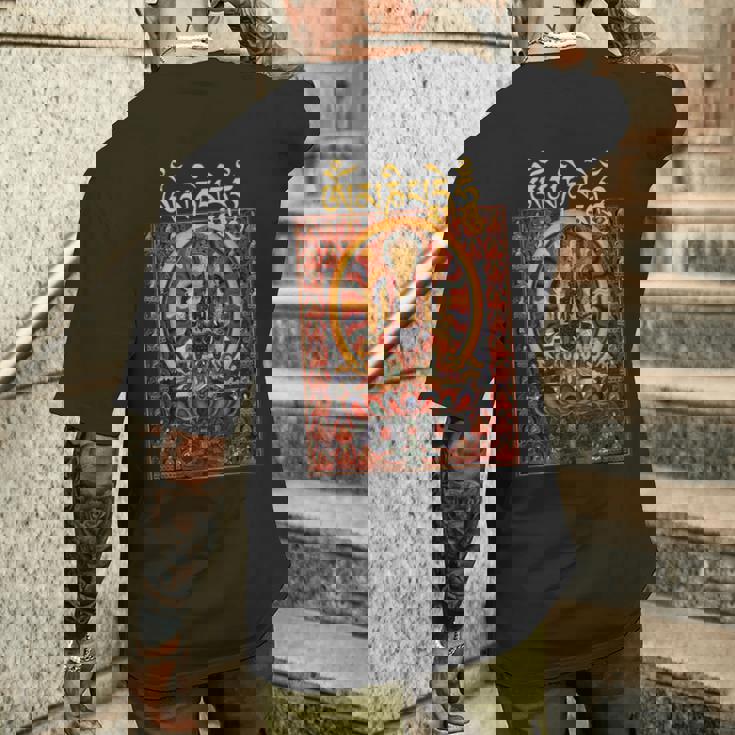 オム・マニ・ペメ・フム 六字大明呪 メンズTシャツ バックプリント 彼への贈り物