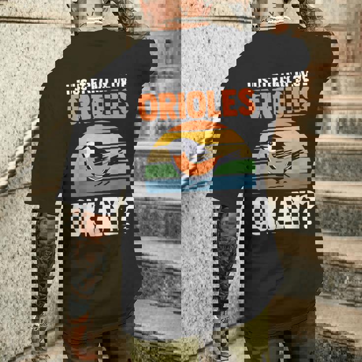 オリオールズが本当に好きだいいか？オリオール メンズTシャツ バックプリント 彼への贈り物