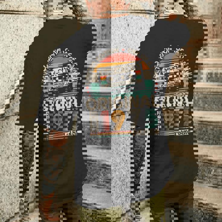 オリジナル1975 50周年記念ギフト 男女兼用 メンズTシャツ バックプリント 彼への贈り物