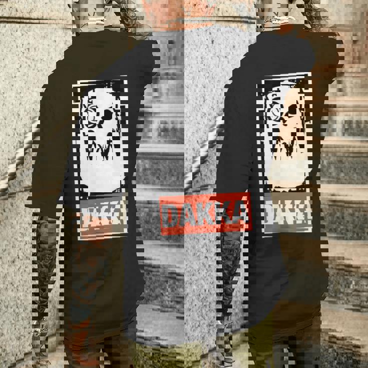 オーク ダッカ トラックオークハンマーウォーオーク メンズTシャツ バックプリント 彼への贈り物