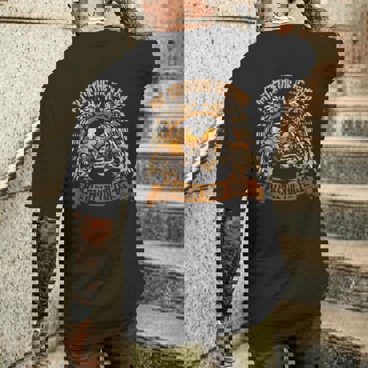 オートバイ トライク Motortrike 3輪 バイカーウィング ギフト メンズTシャツ バックプリント 彼への贈り物